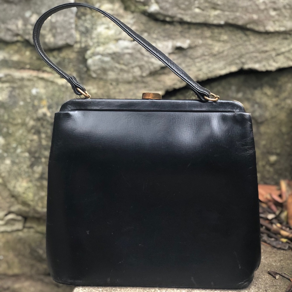 Vintage Leather Evening Bag